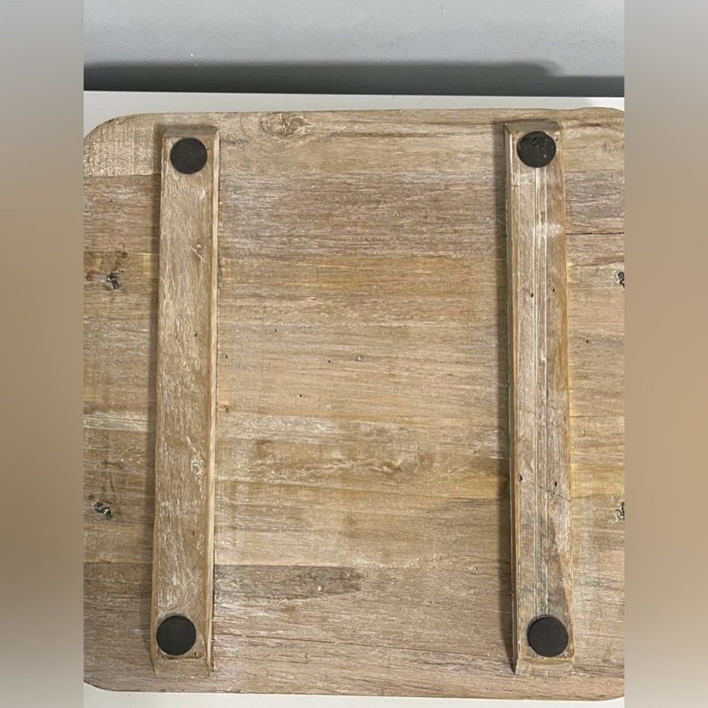 Wood Tray ONLY, With Beaded Handles - Picture 11 of 11